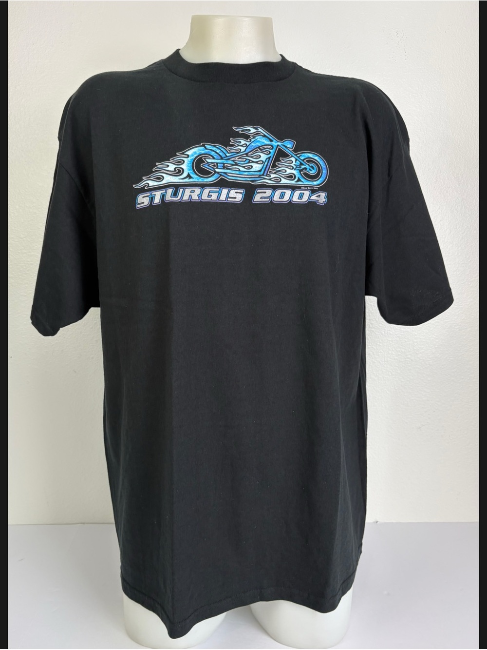 Vintage 2004 Sturgis Black Hills Rally T Shirt
Men 2XL Biker Motorcycle Y2K